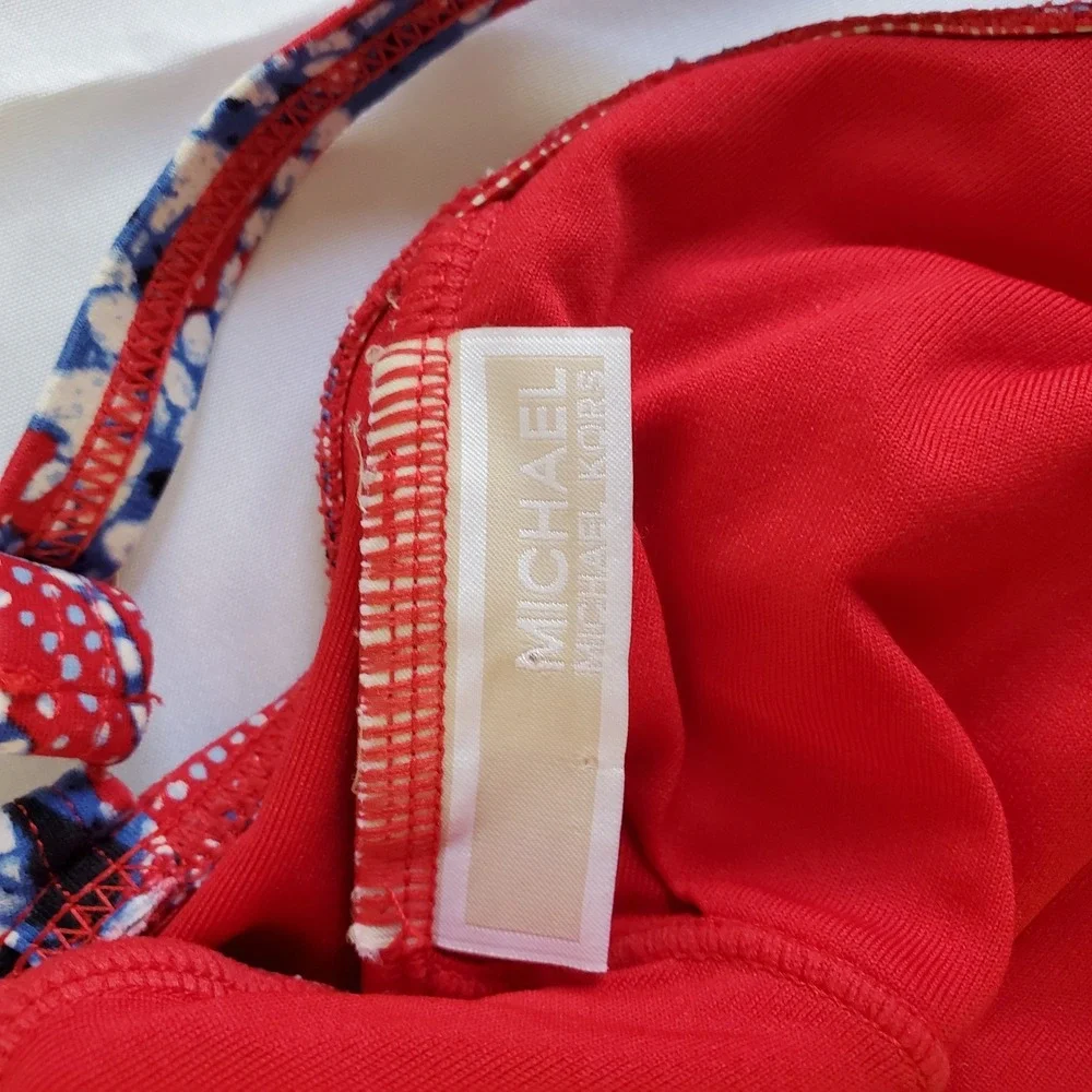 Michael Kors L1505 Angelina Paisley One Piece Swimsuit Women's Size‎ 8